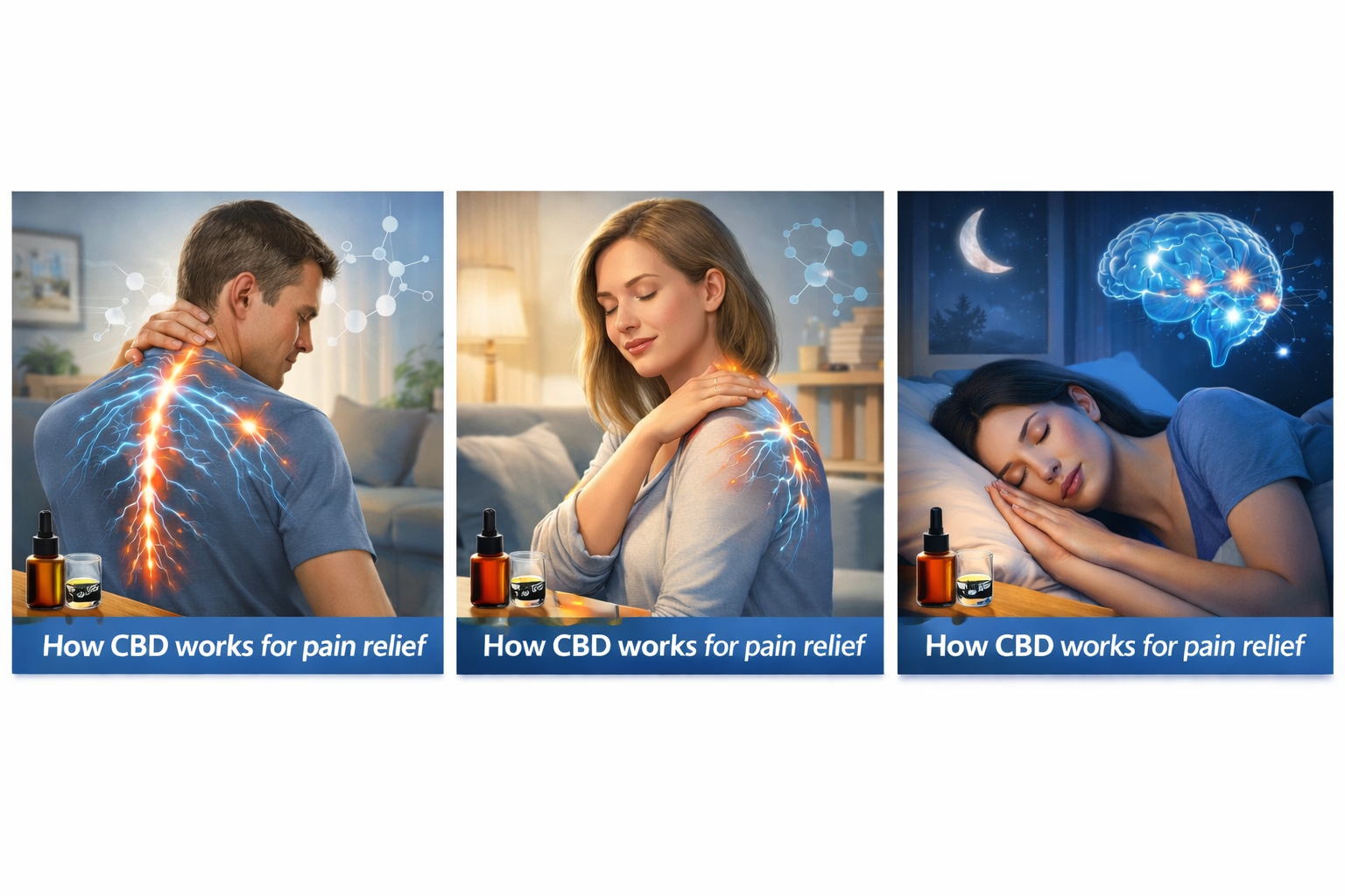 How CBD works for pain relief image