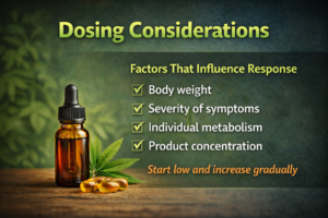 Dosing Considerations CBD oil for arthritis pain relief 