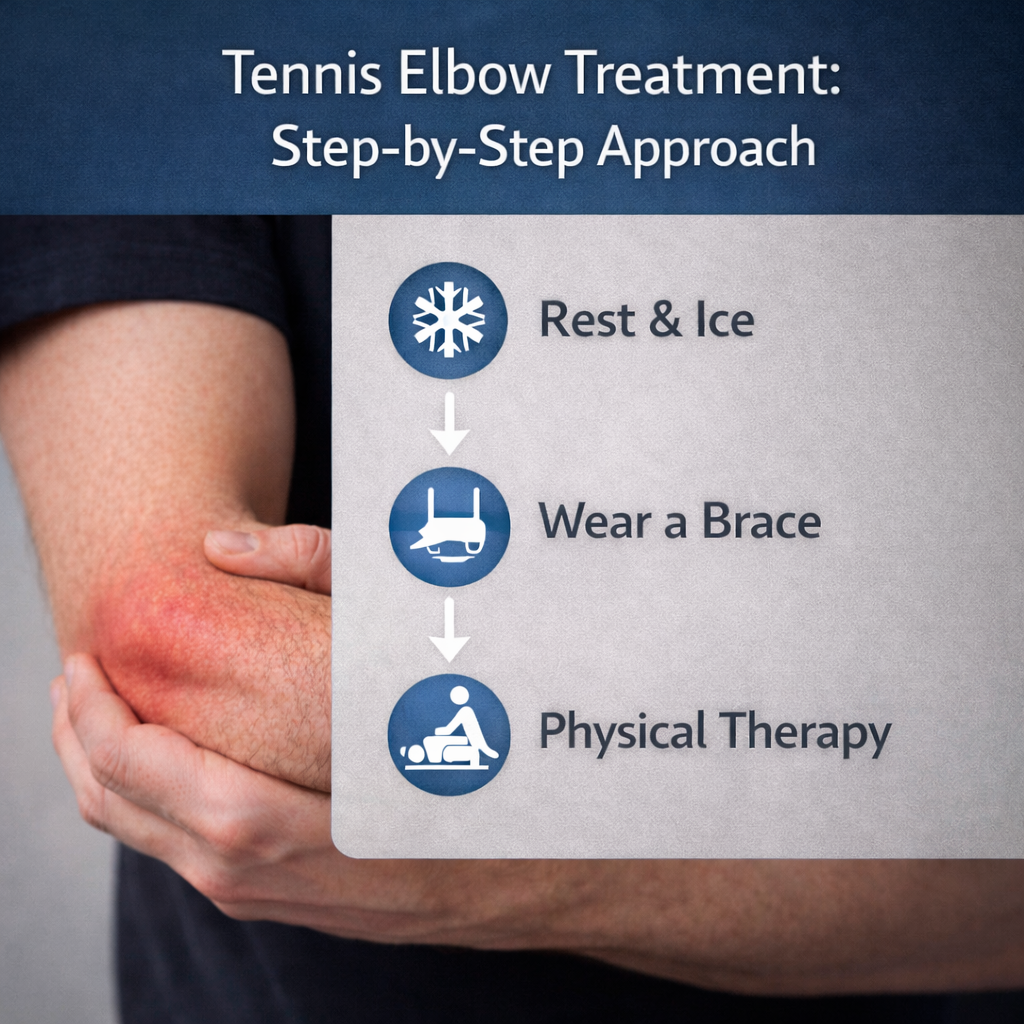 Tennis Elbow Treatment Step by Step Approach image